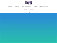 Tablet Screenshot of hewittchamber.com
